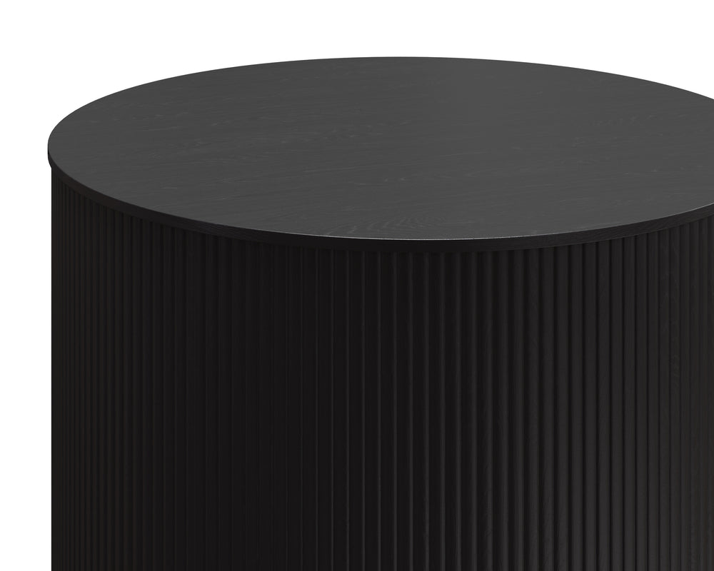 KALLA SIDE TABLE - CHARCOAL