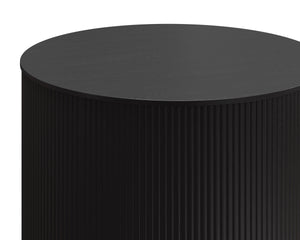 KALLA SIDE TABLE - CHARCOAL