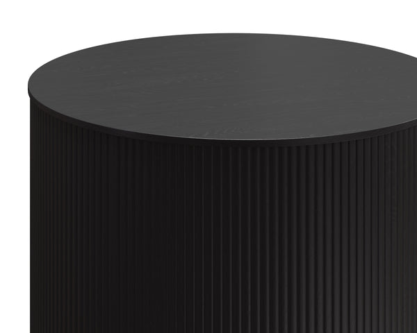 KALLA SIDE TABLE - CHARCOAL