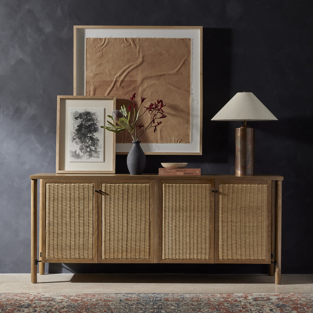 Veta Sideboard In Taupe Cane
