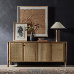 Veta Sideboard In Taupe Cane