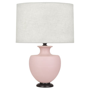 Matte Woodrose Michael Berman Atlas Table Lamp