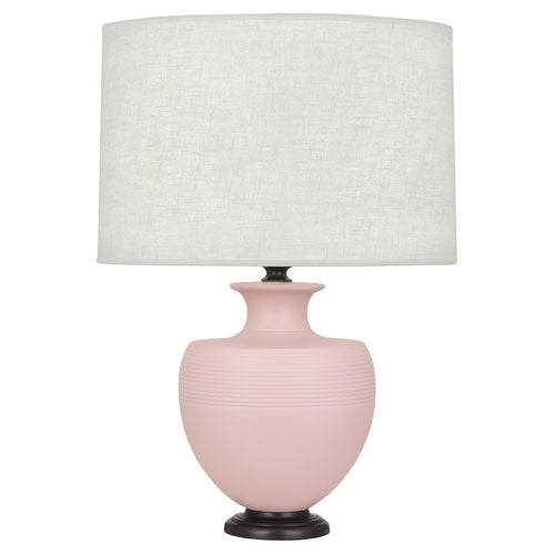 Matte Woodrose Michael Berman Atlas Table Lamp