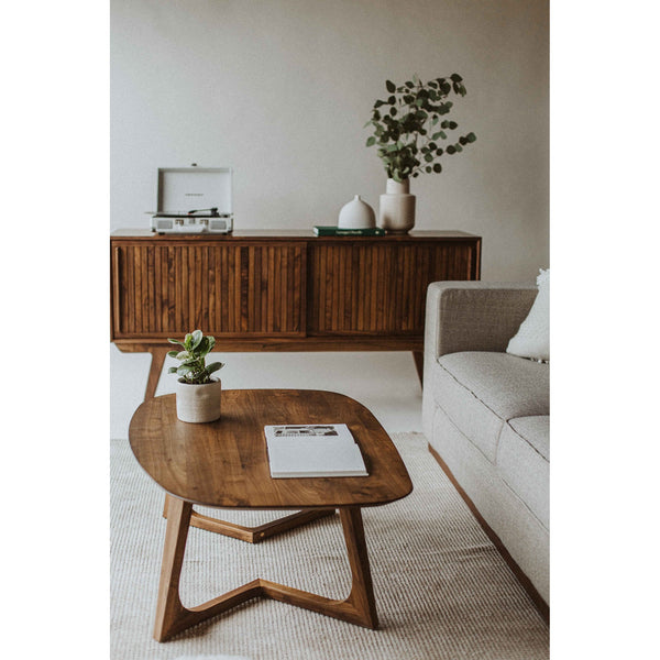Moe's Godenza Small Coffee Table in Brown