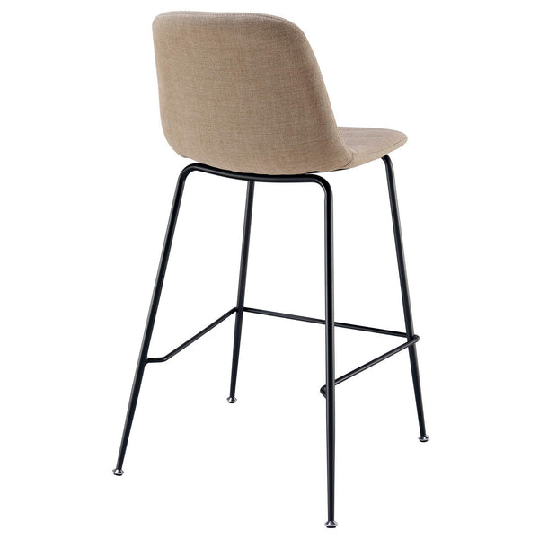 Caleb Fabric Counter Stool In Penta Linen