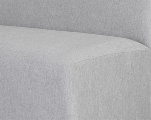 JACLYN MODULAR - LEFT ARMCHAIR - EGYPT LIGHT GREY / DANNY MEDIUM GREY