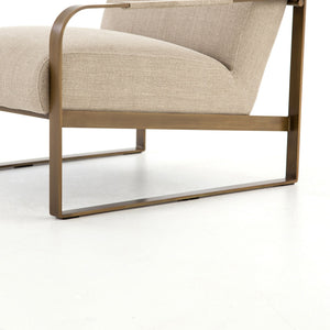 Jules Chair-Stonewash print ecru
