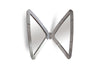 Butterfly Mirror, Stainless Steel