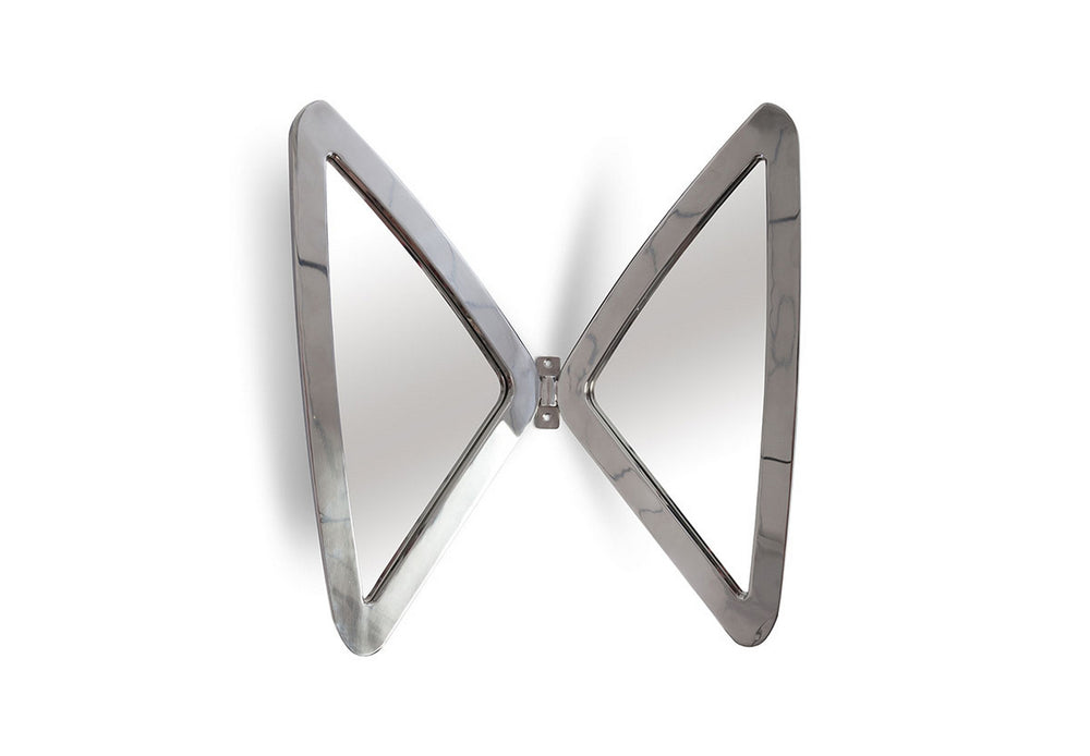 Butterfly Mirror, Stainless Steel