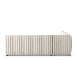 Augustine Dining Banquette, L-Shape - Capri Oatmeal