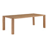 Moe's Post Small Dining Table in Natural Oak