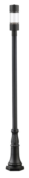Luminata Outdoor LED Post Light in Black Finish