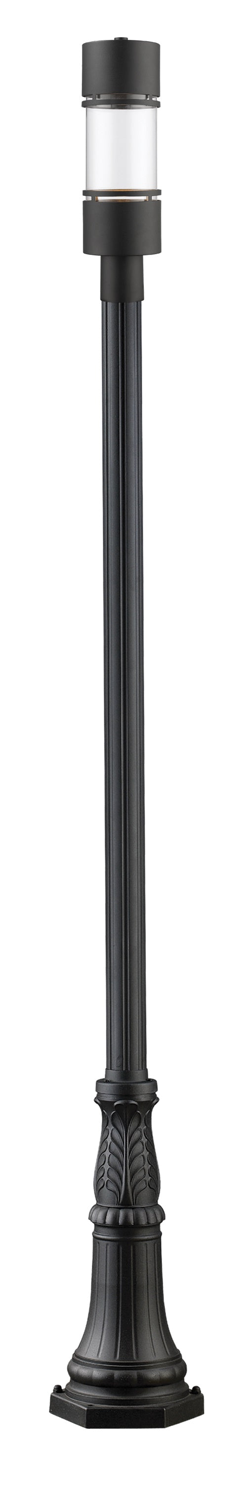 Luminata Outdoor LED Post Light in Black Finish