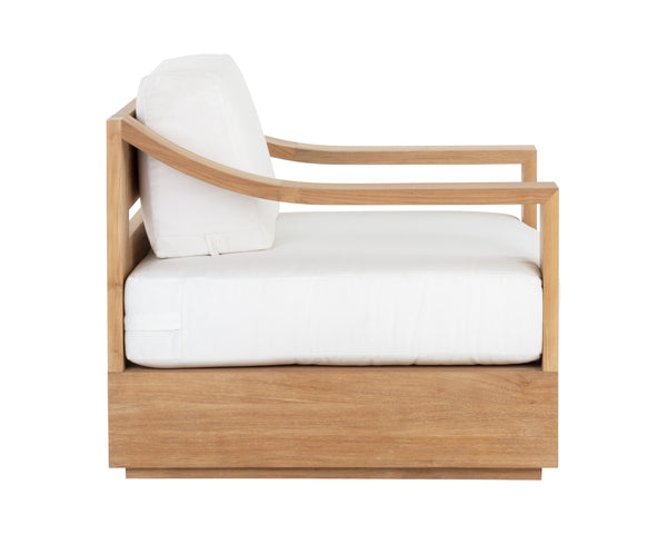 TAHITI SWIVEL LOUNGE CHAIR - STINSON WHITE