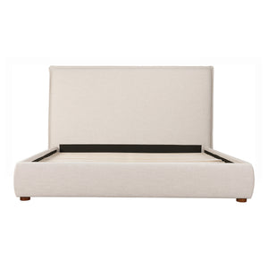 Moe's Luzon Queen Bed with Tall Headboard in Beige