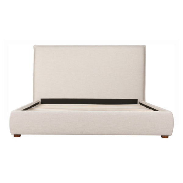 Moe's Luzon Queen Bed with Tall Headboard in Beige