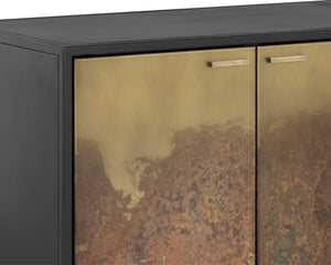 AUBURN MEDIA CONSOLE AND CABINET