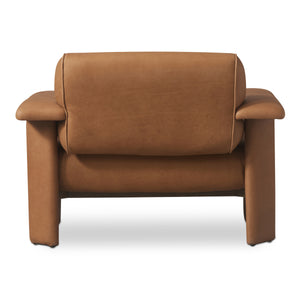 Moe's Marcello Lounge Chair in Tan Leather