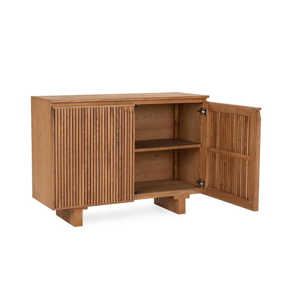 Roya Solid Wood 2Dr Cabinet - Tawny Brown