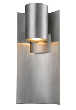 Amador  1 Light Outdoor in Silver Finish