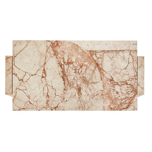 Romano Coffee Table In Desert Taupe Marble