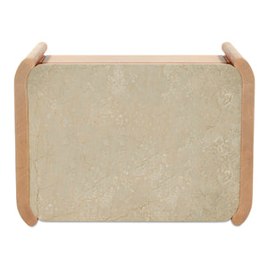 Moe's Lane Nightstand with Marble Top