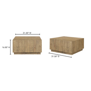 Jasper Coffee Table in Natural Reclaimed Pine