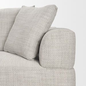Warner Gray 2 Piece Long Sofa Set