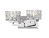 Rubicon 2 Light Vanity in Chrome Finish