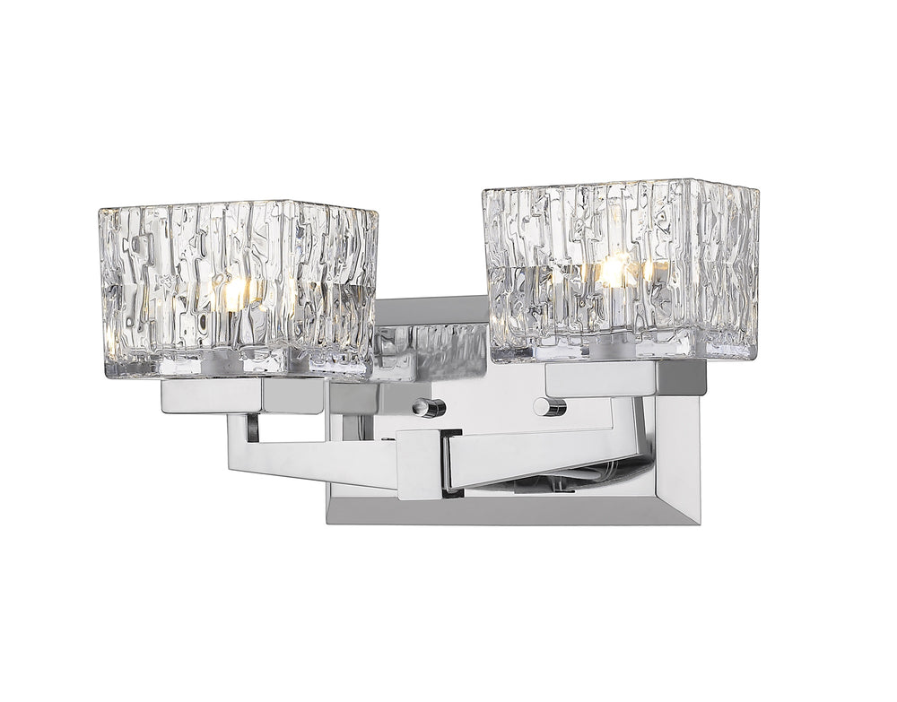 Rubicon 2 Light Vanity in Chrome Finish