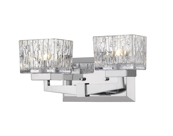 Rubicon 2 Light Vanity in Chrome Finish
