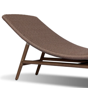 Portia Outdoor Chaise - Tanned Weave