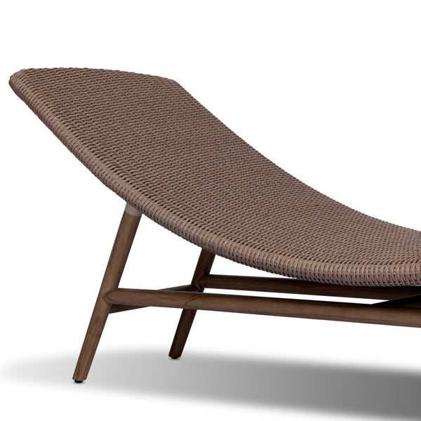 Portia Outdoor Chaise - Tanned Weave