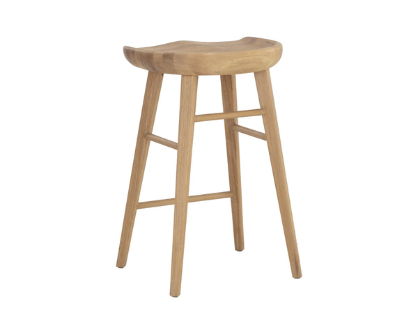 DOMINIC COUNTER STOOL - LIGHT OAK