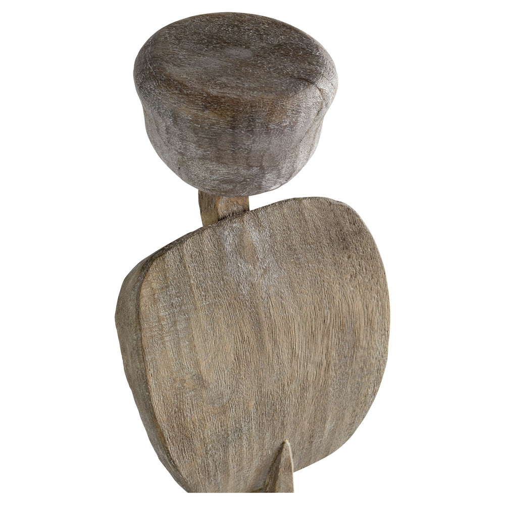 Chakra Sculpture | Weathered Grey - Small