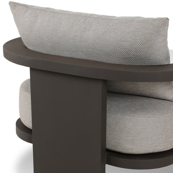 Tahana Outdoor Metal Chair - Casa Grey