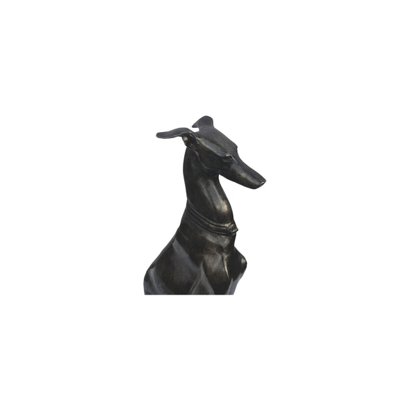 Moe's Duke Cast Aluminum Greyhound Sculpture