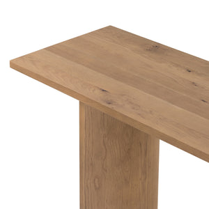 Pickford Console Table In Dusted Oak Veneer