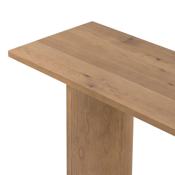 Pickford Console Table In Dusted Oak Veneer