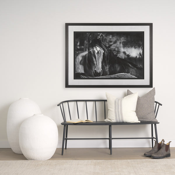Patrice 22 x 22 Cream With Gray Stripes Decorative Pillow Cover