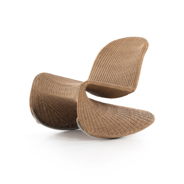 Portia Outdoor Rocking Chair In Natural