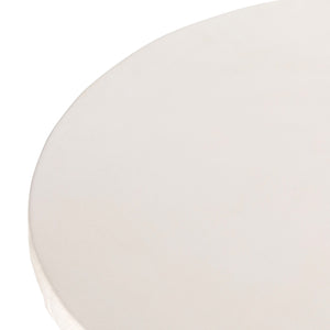 Parra Low End Table In Plaster Molded Concrete