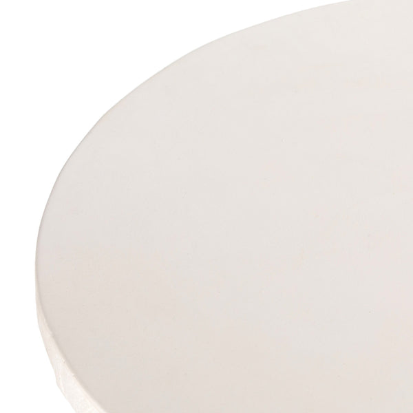 Parra Low End Table In Plaster Molded Concrete