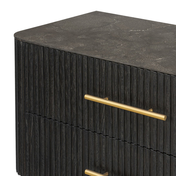 Fletcher Large Nightstand - Bluestone