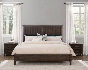 Westlake Queen Bed in Kona Brown - Solid Mango Wood