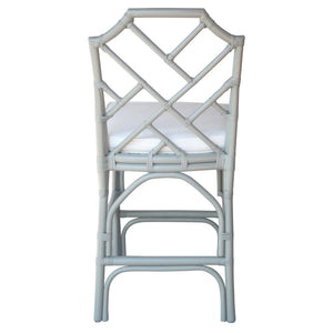 Kara Rattan Counter Stool In Gray 