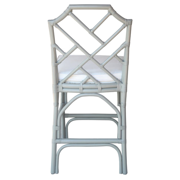 Kara Rattan Counter Stool In Gray 