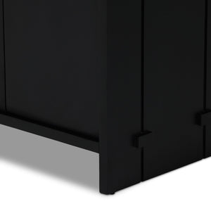 Etro Media Console - Black Wash Poplar