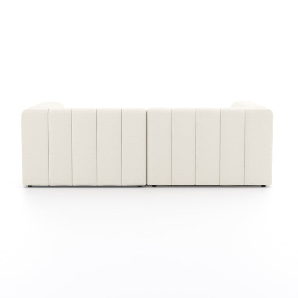 Langham Channeled 2pc Sectional In Raf Ch