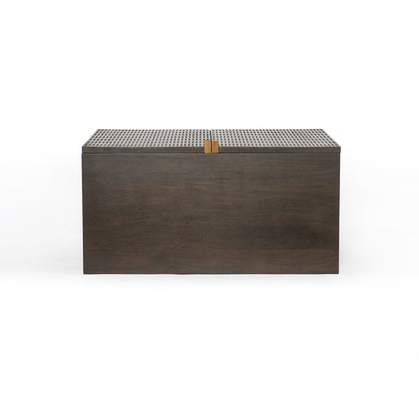 Kelby Bar Cabinet - Gunmetal